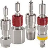 派克CPI系列快換陽(yáng)接頭 - 不銹鋼快換接頭，用于氣體、流體介質(zhì)，可耐真空或者壓力應(yīng)用