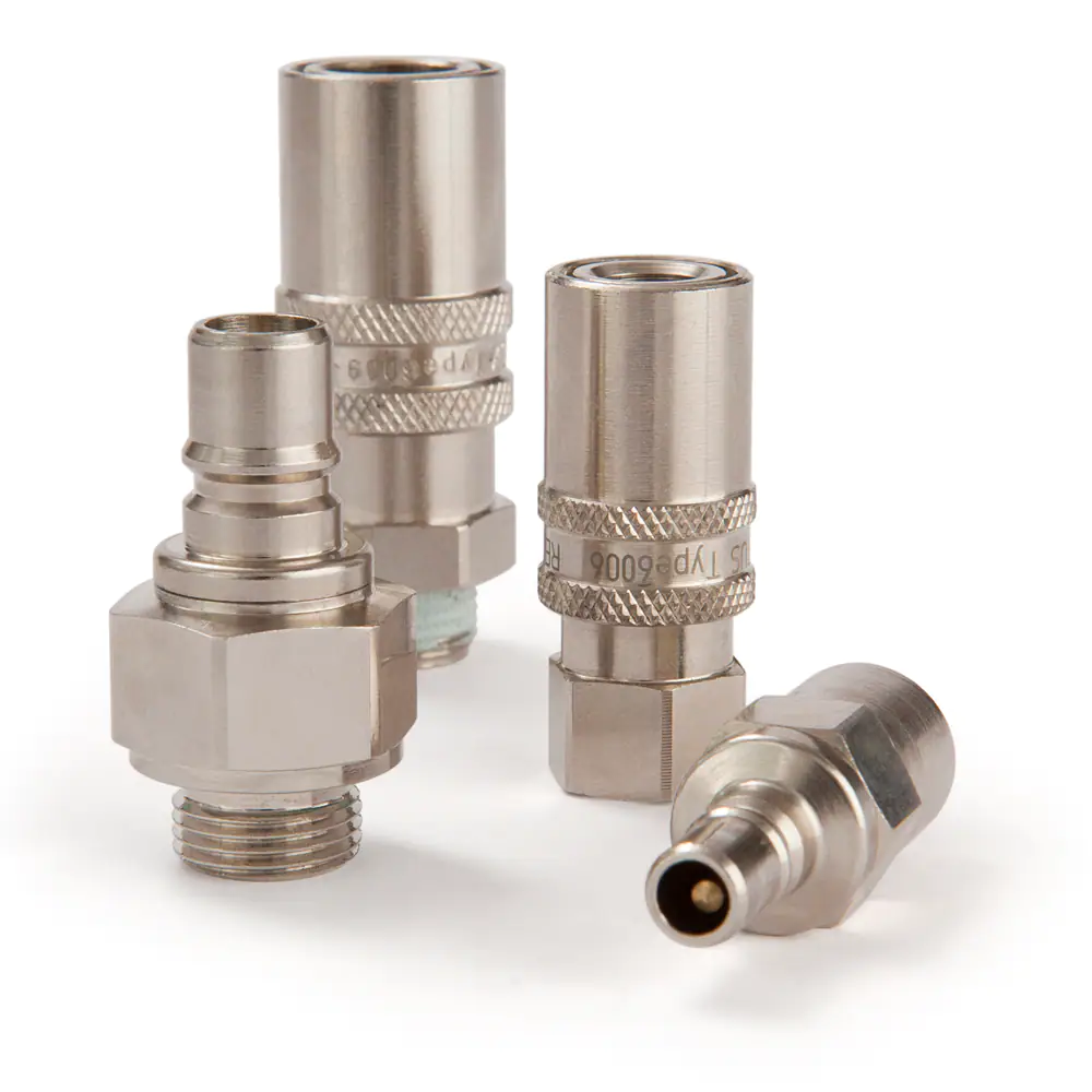 派克6006/6009/6012/6016系列快換接頭，符合法國(guó)Frenchmatic I標(biāo)準(zhǔn)結(jié)構(gòu)